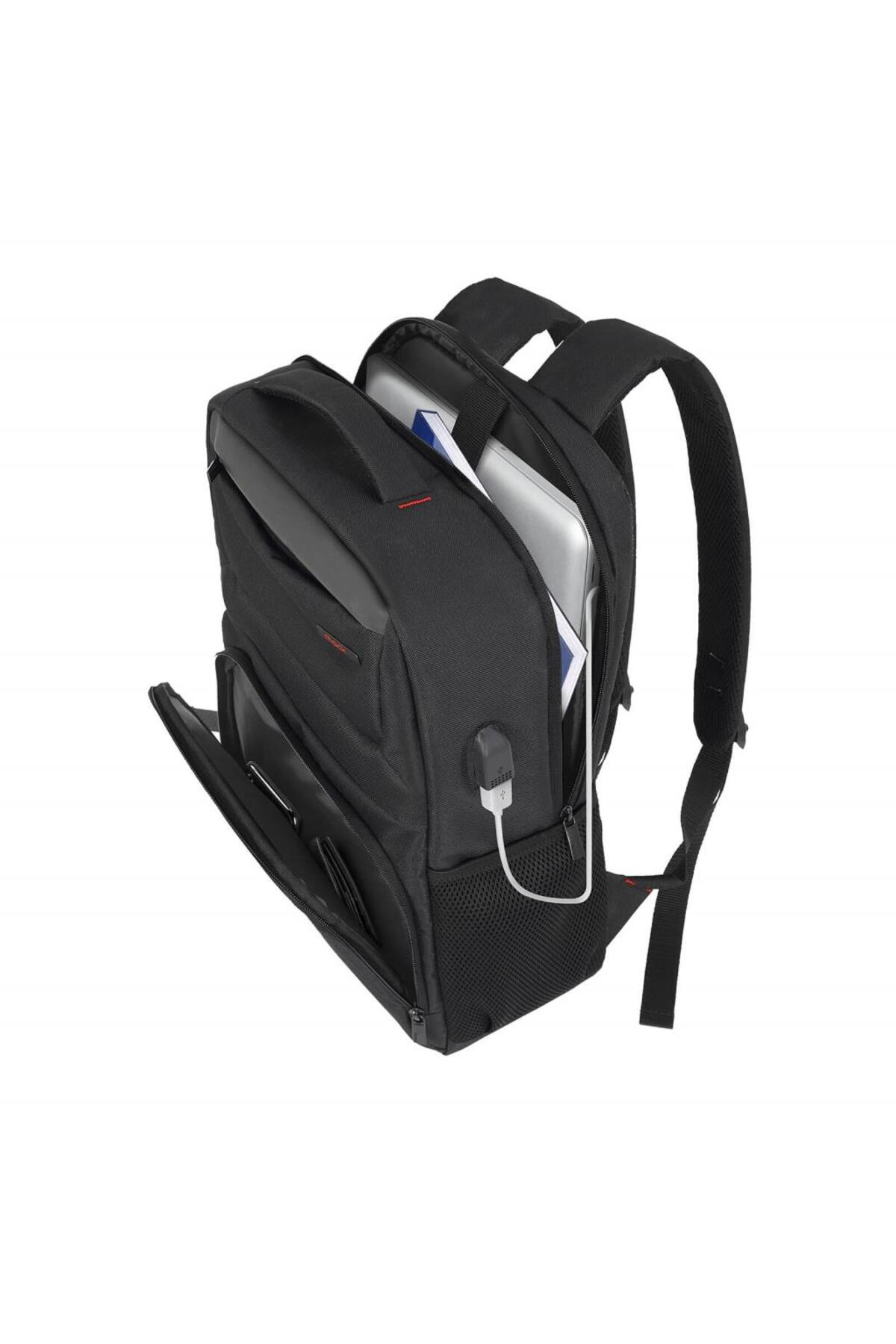 Genel Markalar  MCC-805 15.6 Business X Notebokk Çantası Usb Bağlantı - Görsel 3