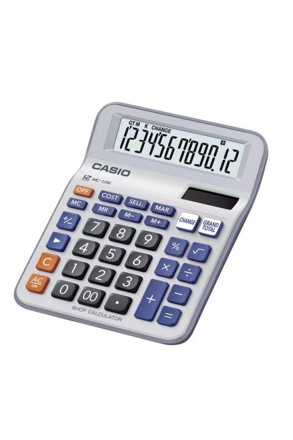 Casio MC-12M-W 12 Hane Masa Üstü Hesap Makinesi
