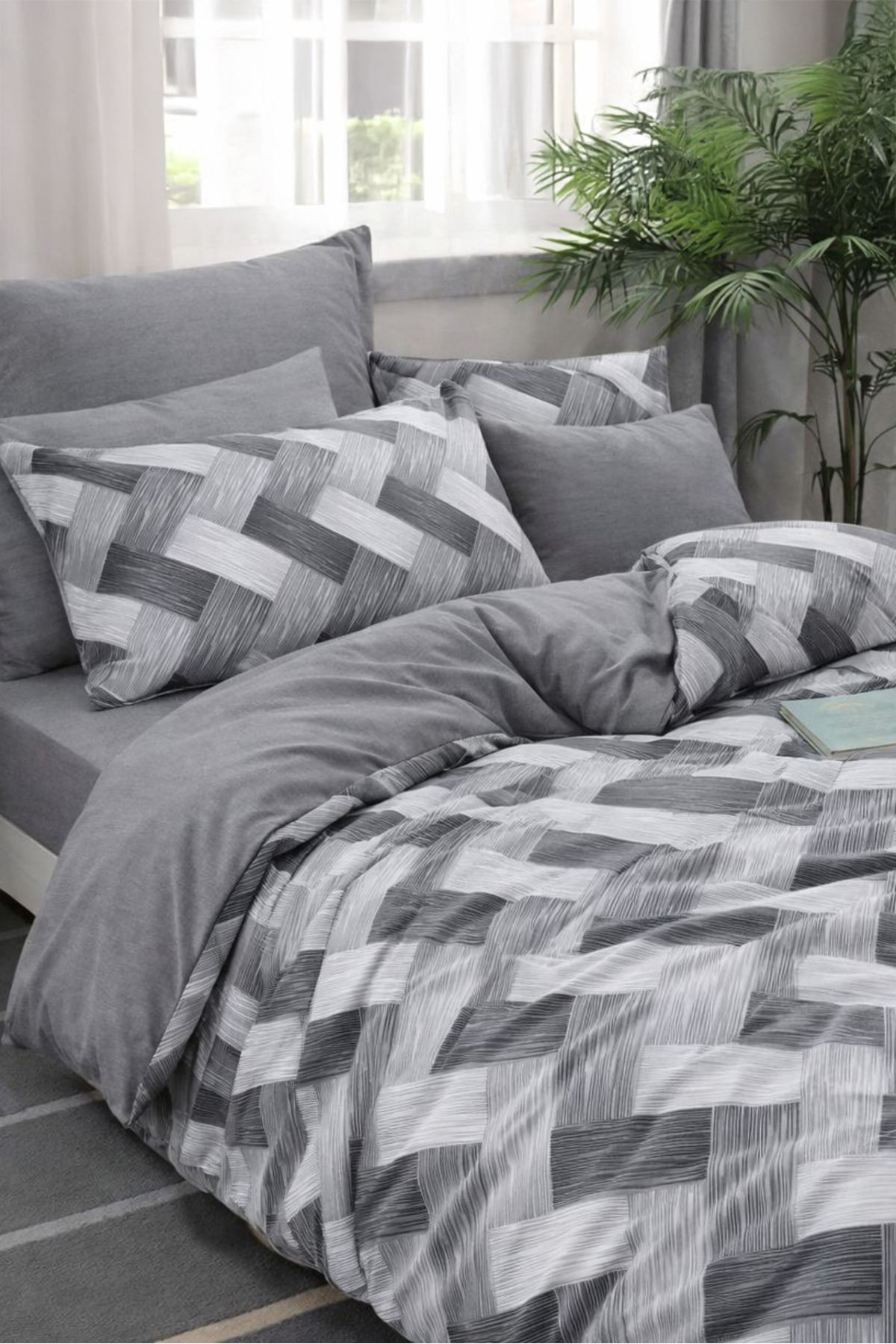 Elastic Bedsheet Single Duvet Cover Set Style