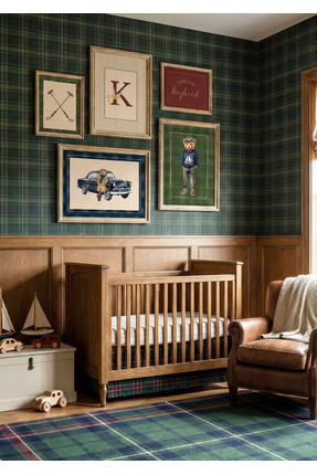 leilart Vintage Teddy Polo Bear Çocuk odası Çerçeveli Tablo Seti