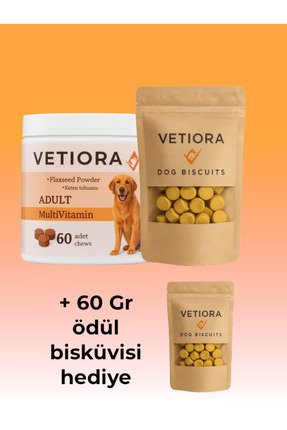 VETIORA Köpekler İçin Multivitamin Güçlü Bağışıklık ve Hücre Yenilenmesi İçin...