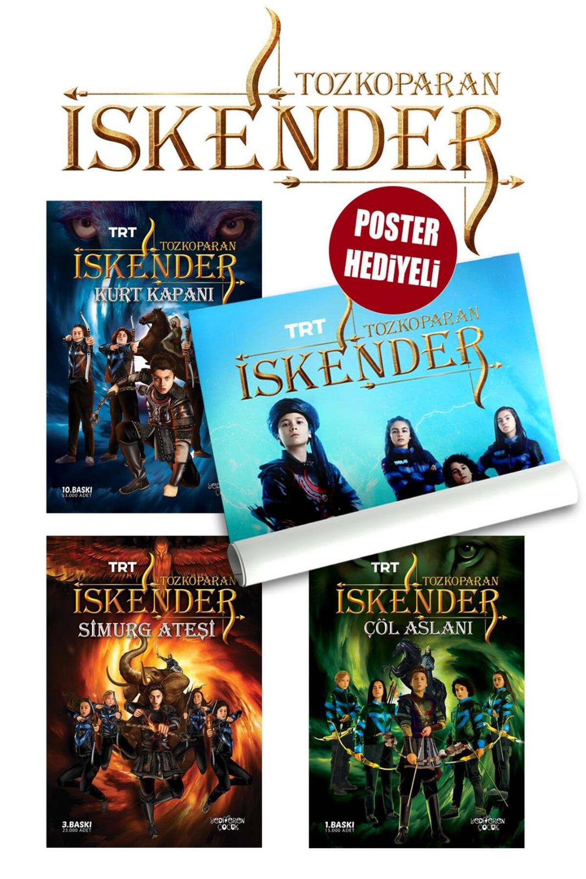 Yediveren Yayınları Tozkoparan İskender 3 Kitap Set (Poster
