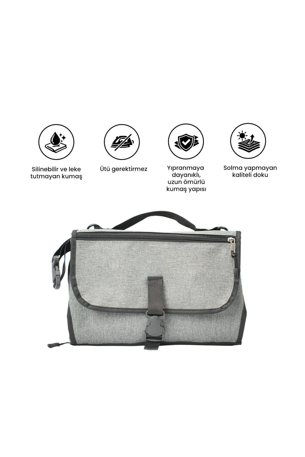 Bagimoo Alt Açma Minderi Bebek Alt Açma Örtüsü Fonksiyonel Bebek Arabası Uyumlu fotoğrafı 2 (önizleme)