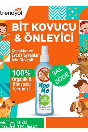 Salthima Noono Bit Kovucu Sprey 100 ml | Bit Önleyici Saç Spreyi, Lavanta Özl...