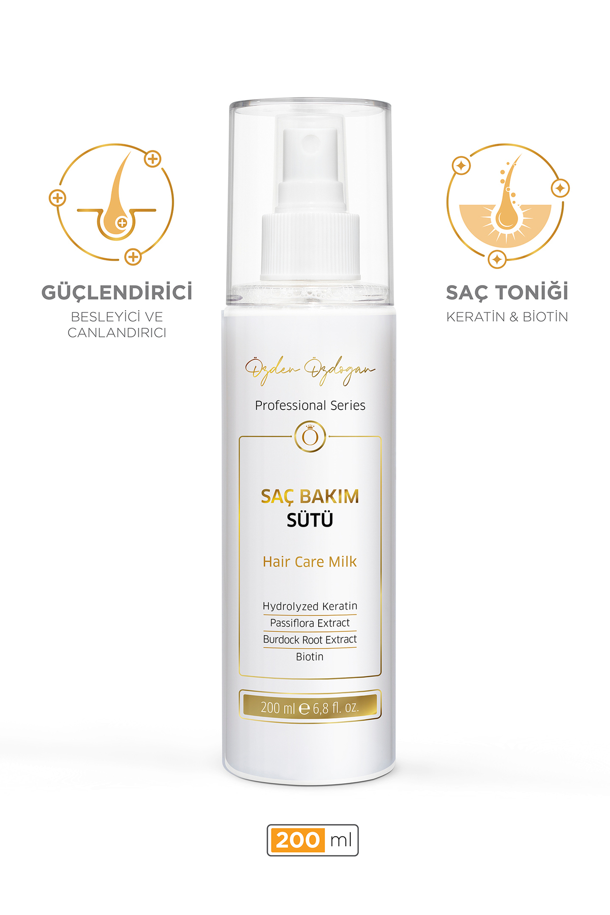 ÖZDEN ÖZDOĞAN Güçlendirici, Besleyici Ve Onarıcı Saç Bakım Spreyi Keratin & Biotin 200 ml - Fiyatı, Yorumları