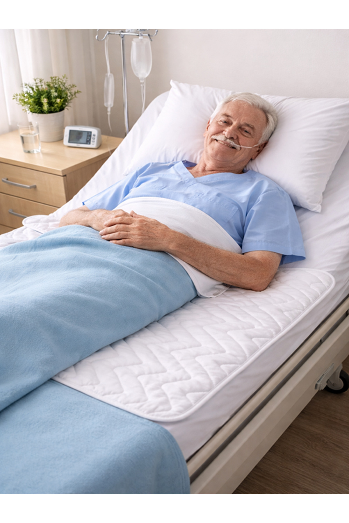 SUVAY Kedi Köpek Tavşan Çiş Pedi | Sıvı Geçirmez Yıkanabilir Emici | Hasta Bebek Alezi | 4 Ebat fotoğrafı 6 (önizleme)