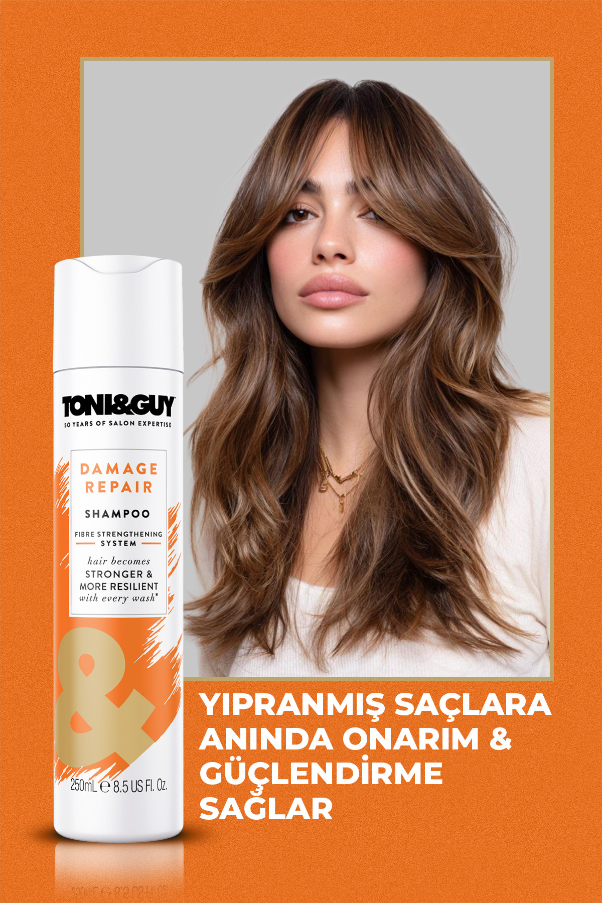 Toni & Guy Yıpranmış Saçlar İçin Şampuan 250ML — 68156686 — تصویر 2 از 6