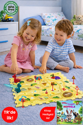 FENMING TOYS Raylı Puzzle Dino Park Eğitici Oyun Seti