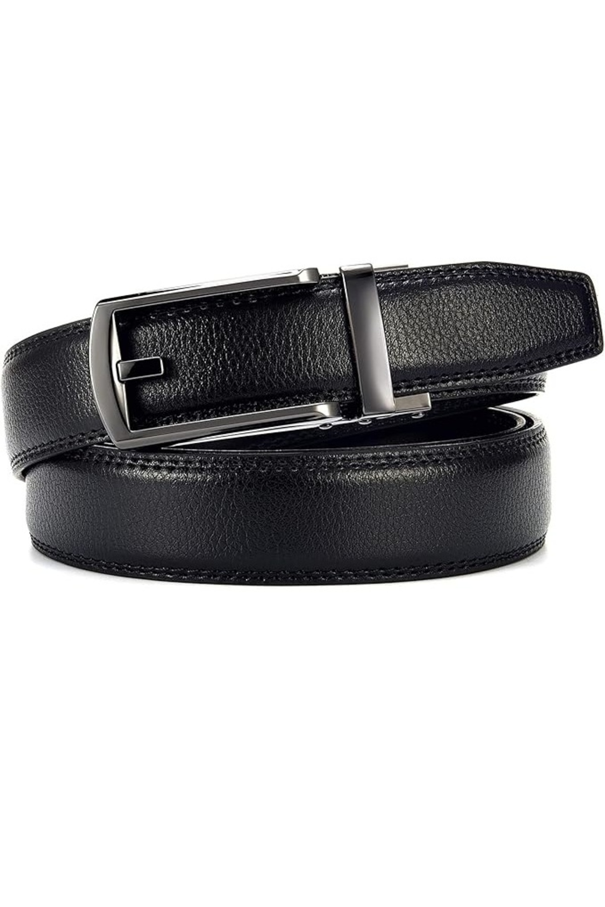 Bosskan  Otomatik Tokalı Takım Elbıse Deliksiz Ithal Deri Kemeri - Görsel 3