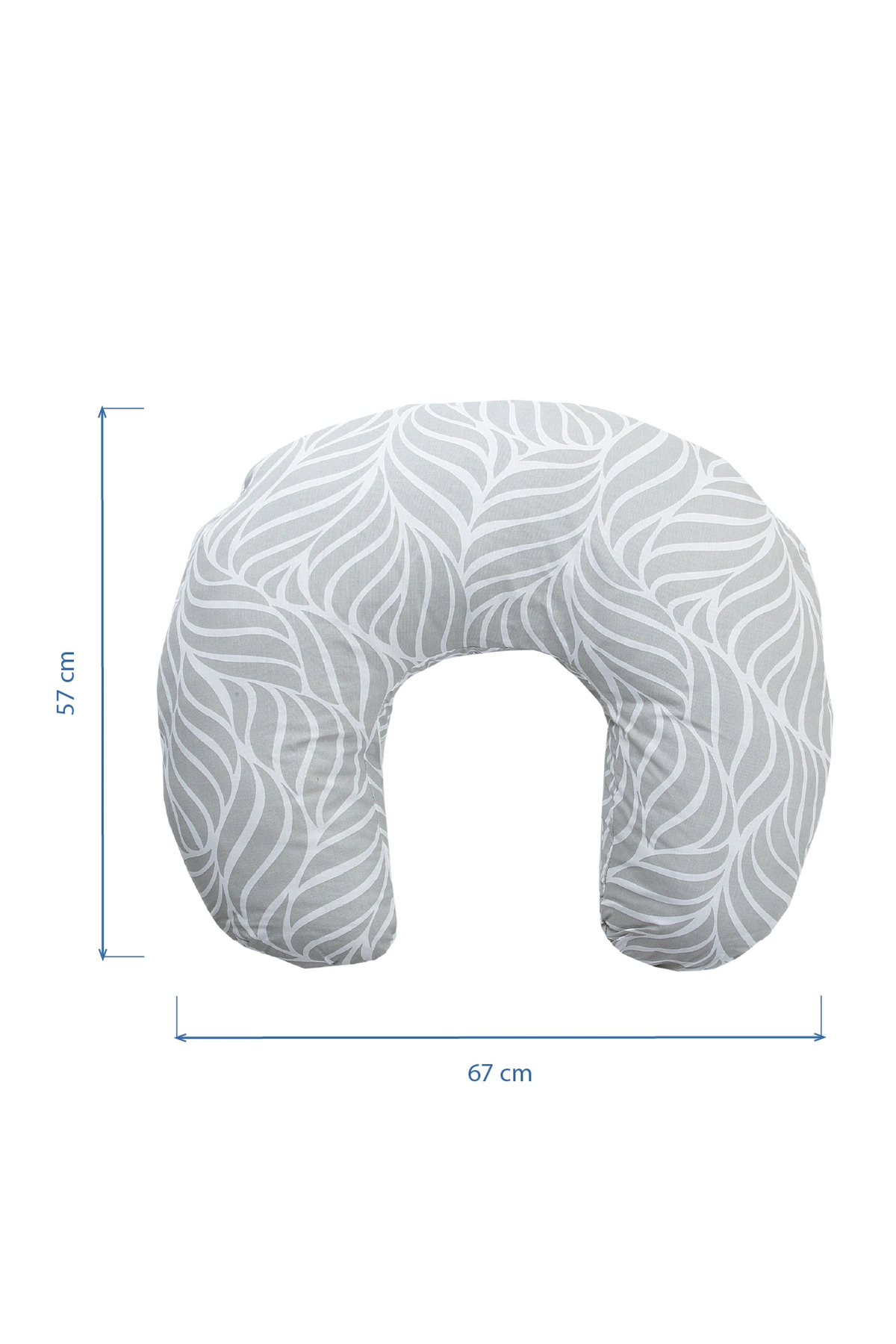 Babyjem Emzirme Ve Destek Minderi Gri Çiçek fotoğrafı 6 (önizleme)