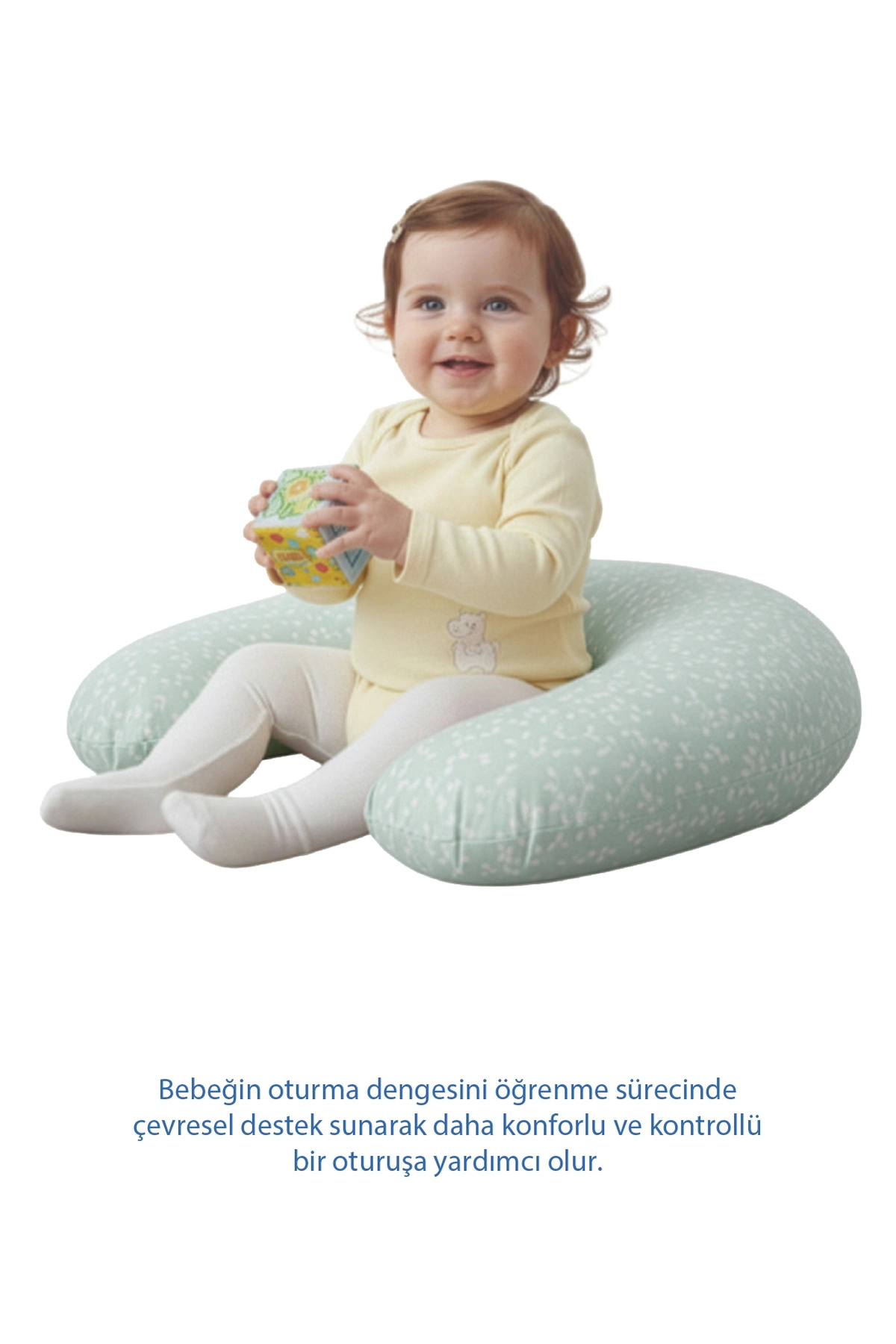 Babyjem Emzirme Ve Destek Minderi Mint Çiçek fotoğrafı 5 (önizleme)