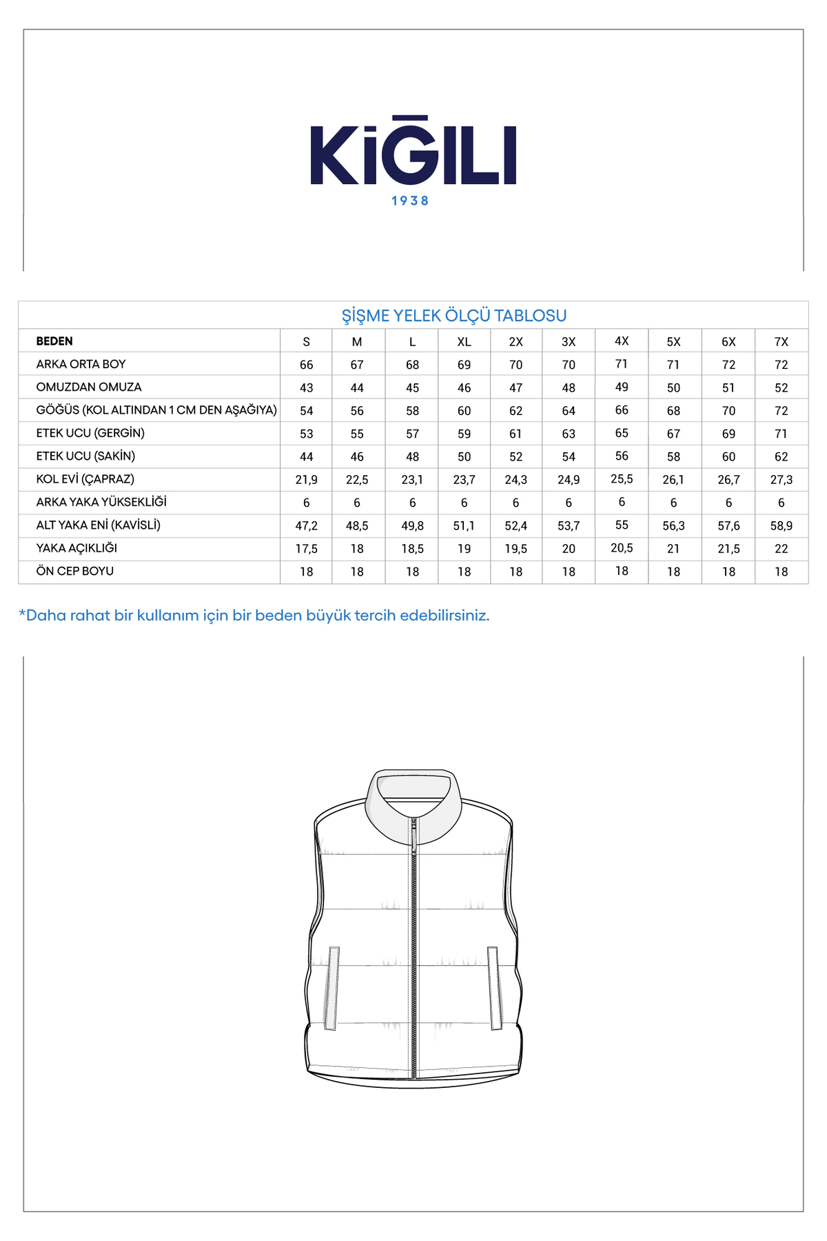 Kiğılı  Dik Yaka Fermuarlı Kapitone Spor Şişme Yelek - Görsel 7