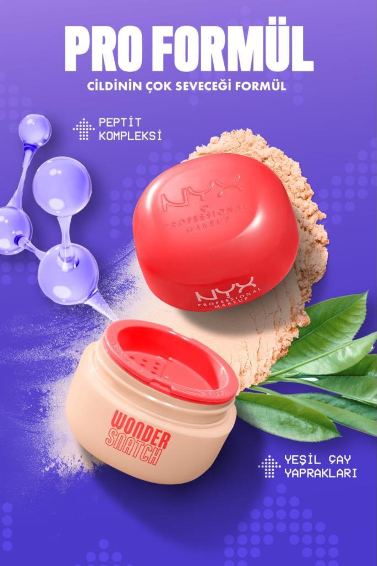پودر تثبیت کننده واندر اسنچ - 01 Sugar Serve — بژ NYXWONDRESNATCHPUDRA — تصویر 5 از 9