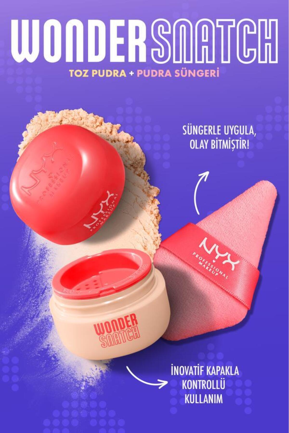 پودر تثبیت کننده واندر اسنچ - 01 Sugar Serve — بژ NYXWONDRESNATCHPUDRA — تصویر 8 از 9