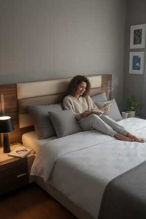 luss collection Dama Desenli Otel Tipi Çift Kişilik Pike (200x240Cm)