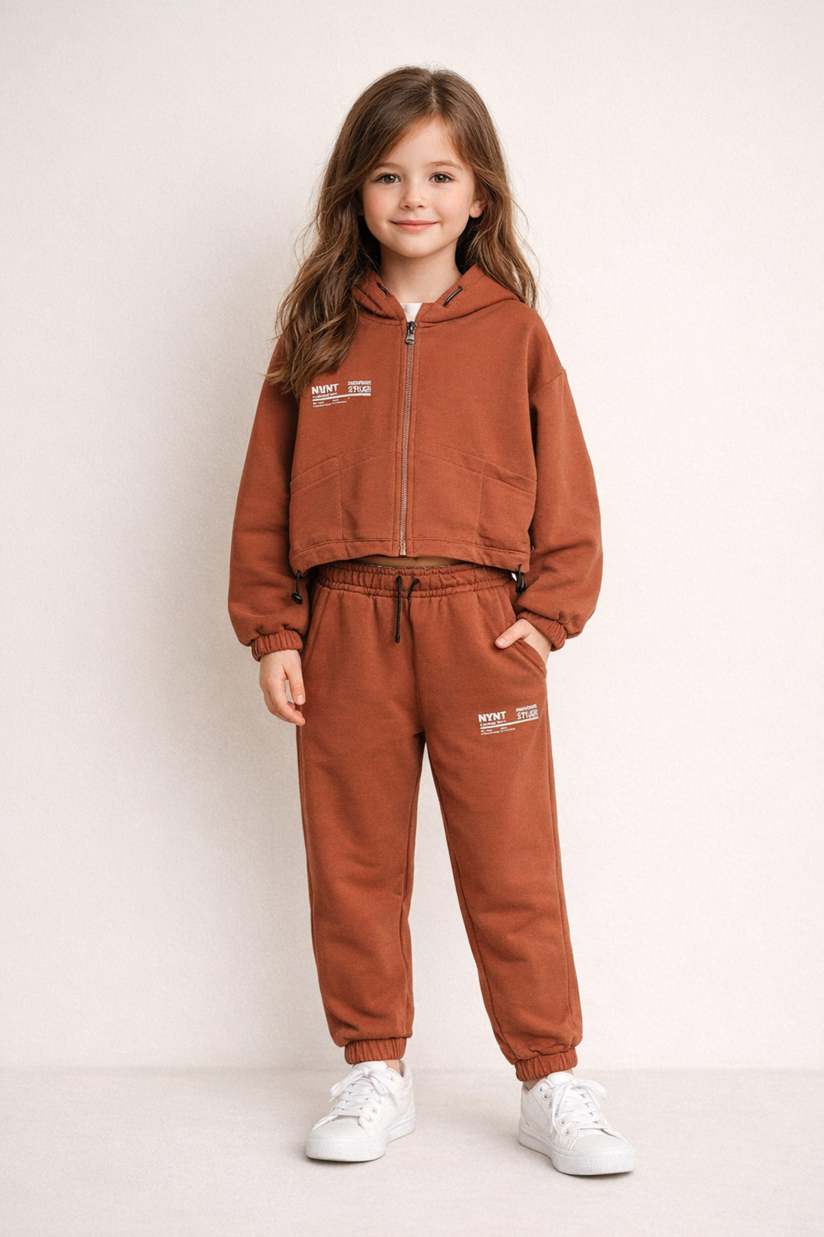 NANİCA Girl's Hooded Tracksuit Set 6-16 Years Old