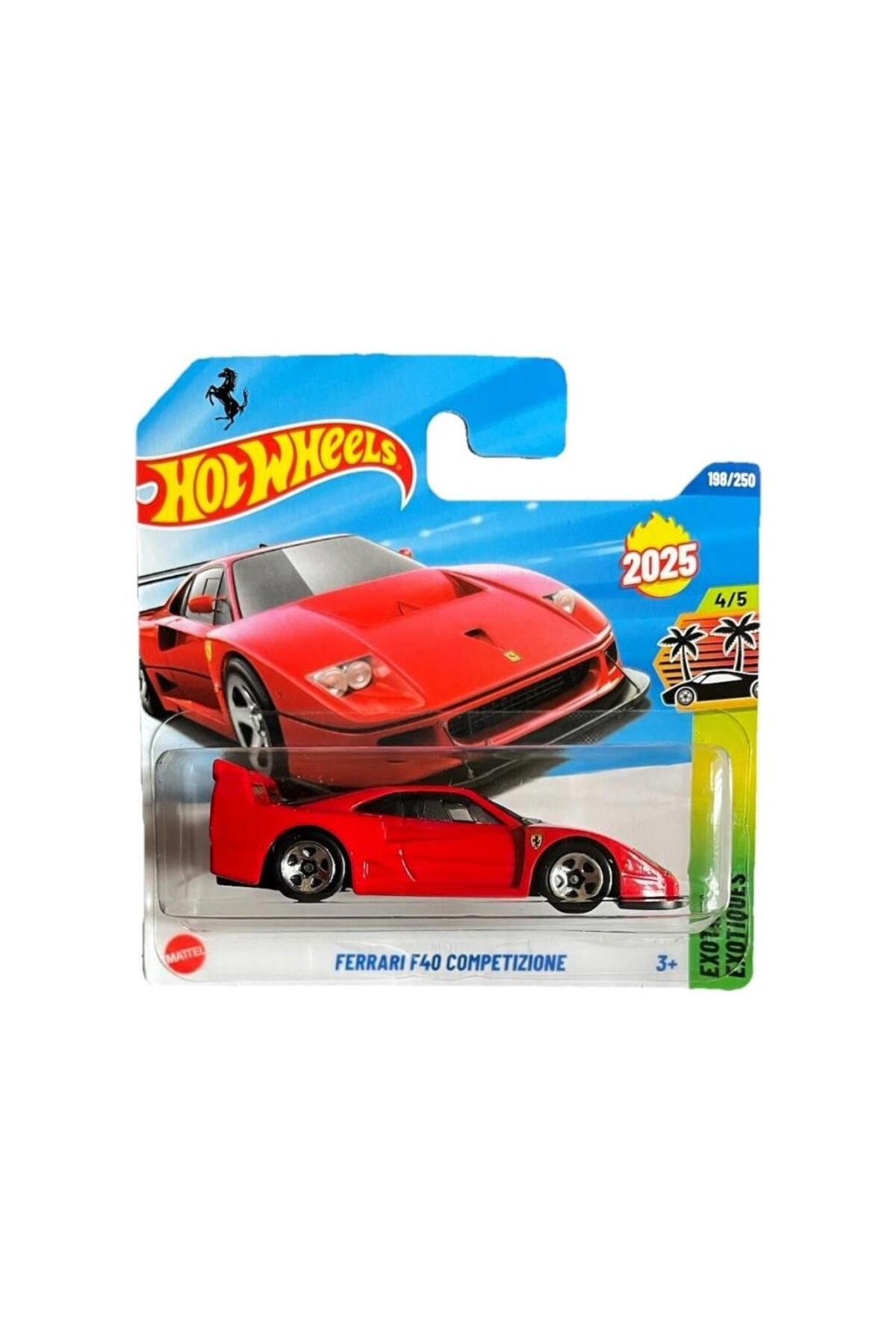 HOT WHEELS Tekli Arabalar Ferrari F40 (Kırmızı )Competızıone HYW59
