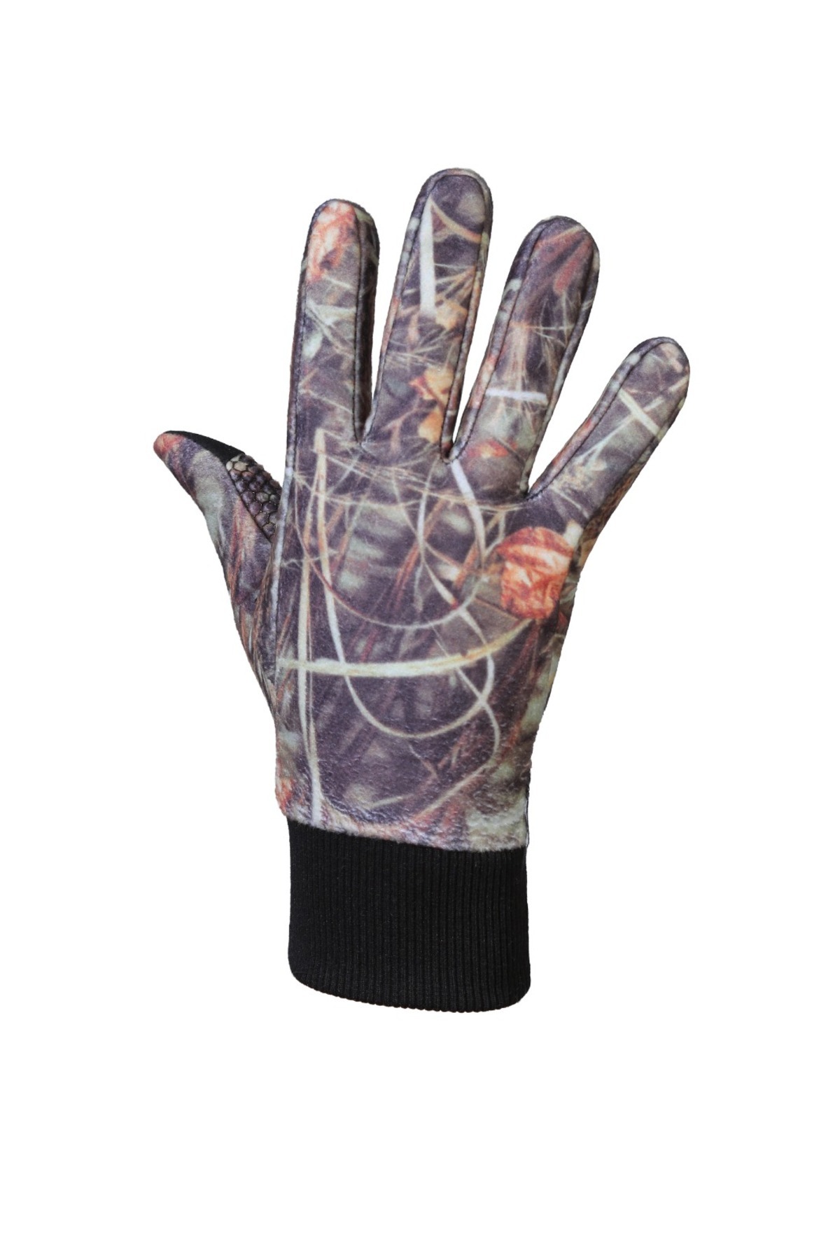 dkmoutdoor Sazlık Unisex Avcı Ve Atış Eldiveni Kamuflaj Desenli Dokunmatik Ekran Uyumlu Kaymaz taban görsel 6