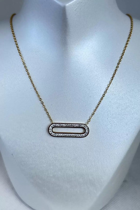 VURAL BİJUTERİ Gold çelik kolye