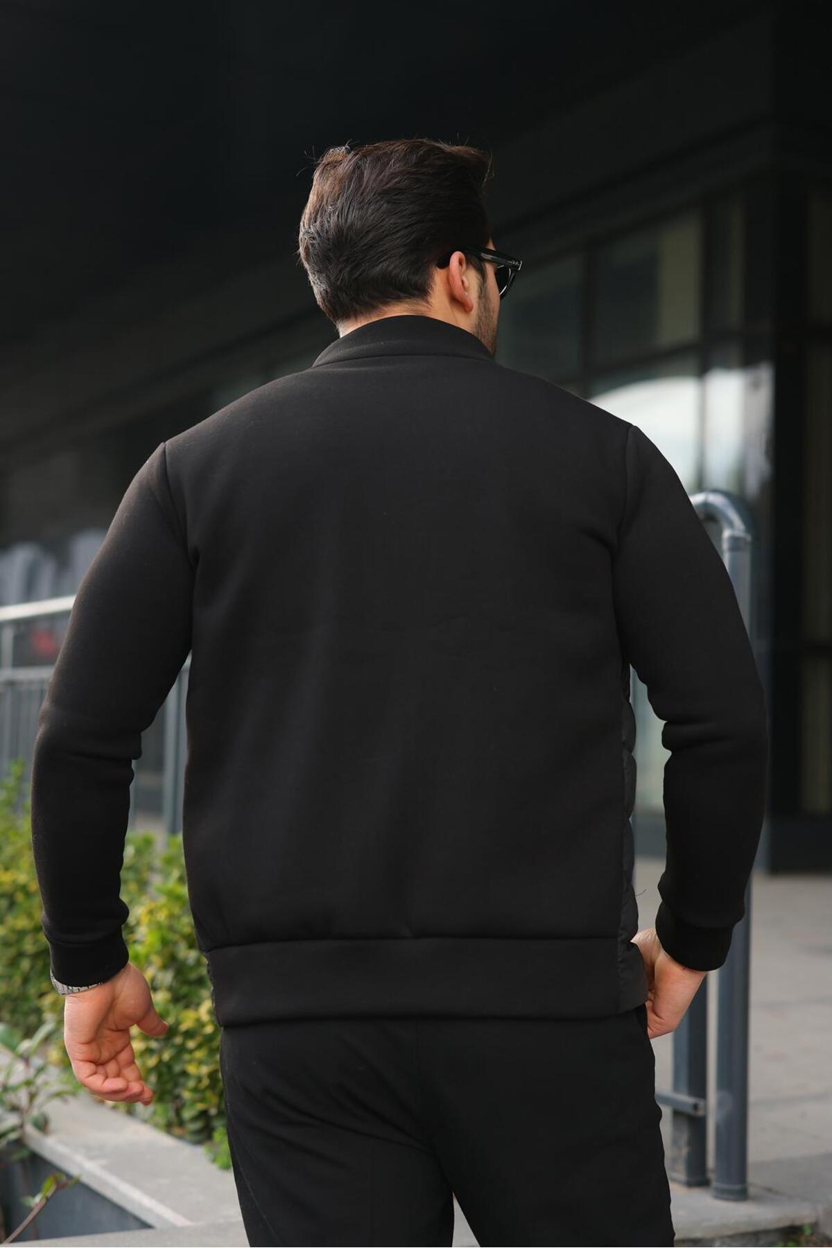 Vesli  Üç İplik Mont ÖN Dolumlu Kol Arka Üç iplik - Görsel 4