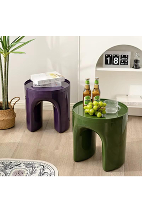 miniforms Minimal Tepsili Yan Sehpa Yeşil