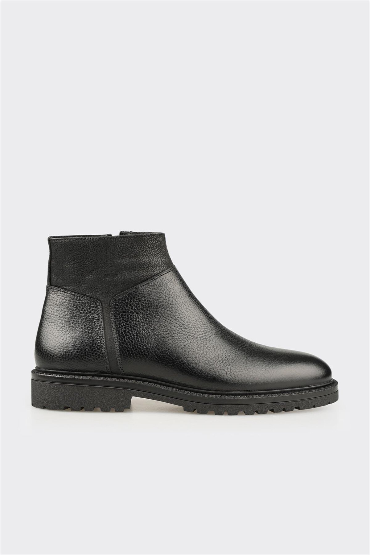 Elle Shoes Siyah Deri Erkek Günlük Bot