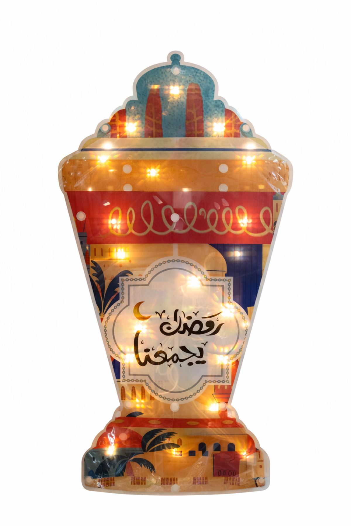 اضواء للزينه فانوس رمضان ملون