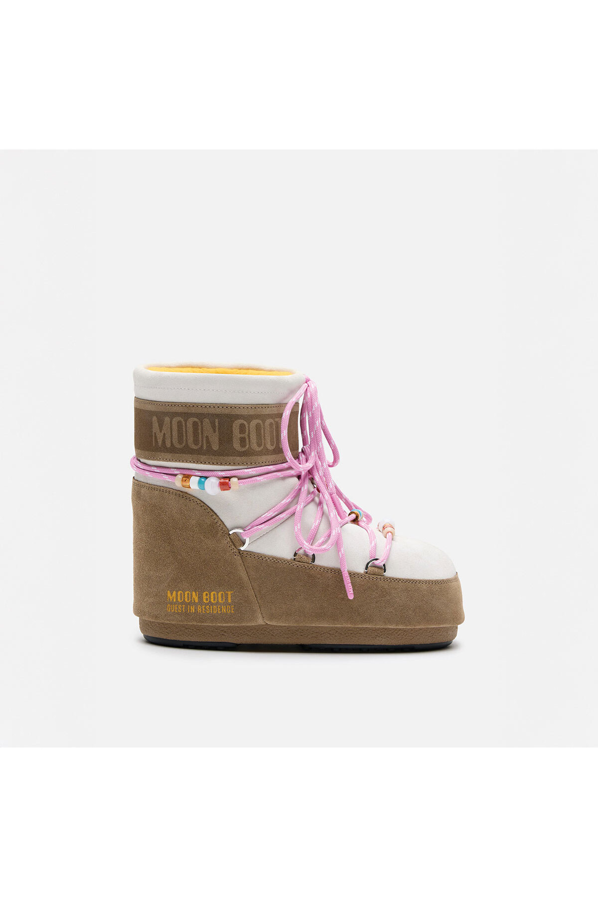 MOON BOOT Kadın / Kız Bot (Kar) 80D1409730 MB X GIR ICON LOW SUEDE BEADS