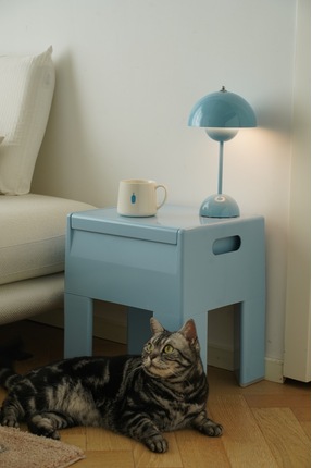 miniforms Mono Sandık Yan Sehpa Mavi