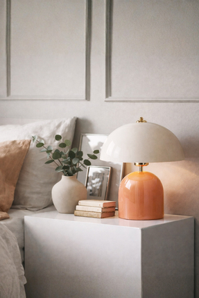 HOMİNG Alabama Abajur Somon Krem 242469