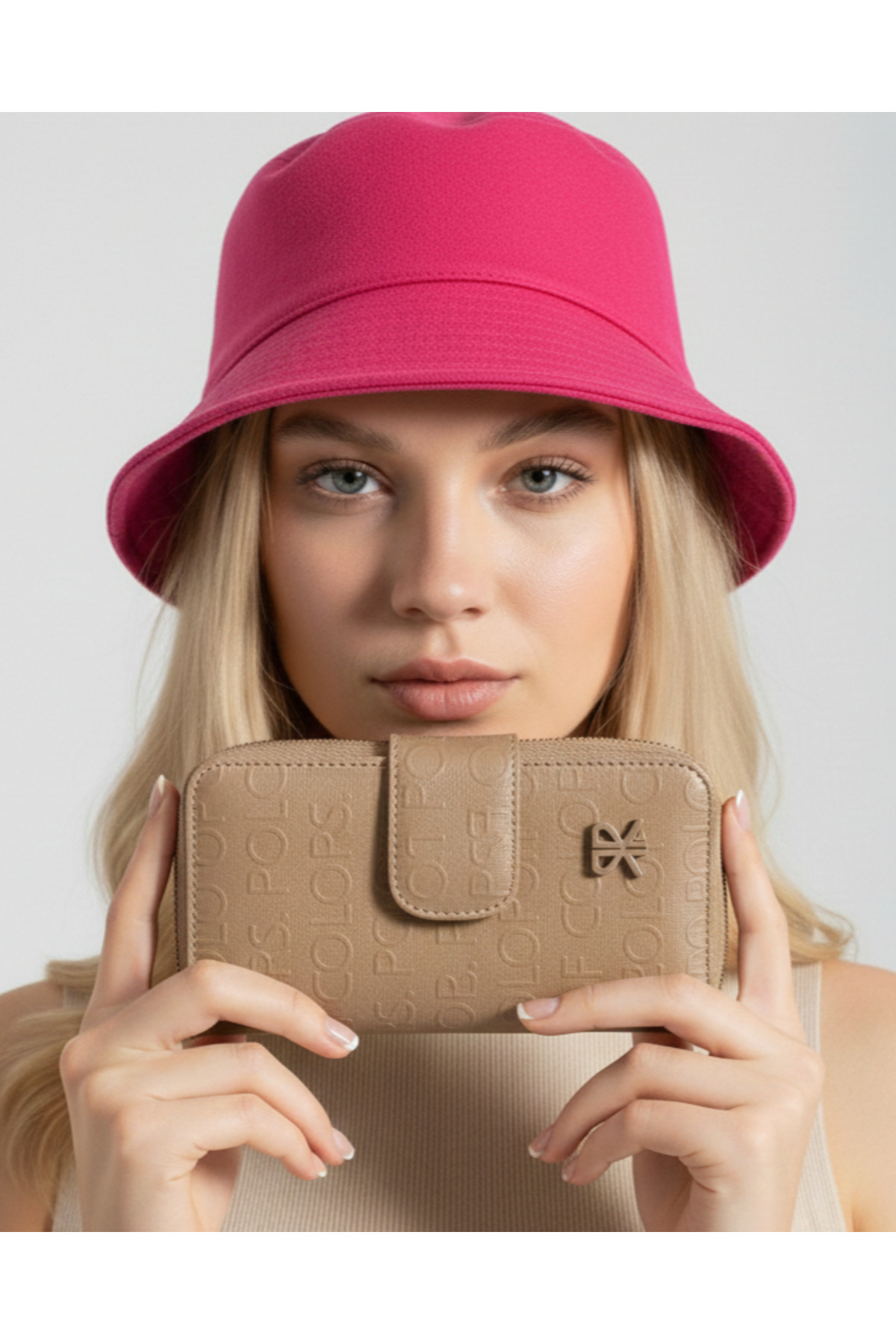 Polo Of Colors Mink Women's Medium Coin and Card Slot Wallet