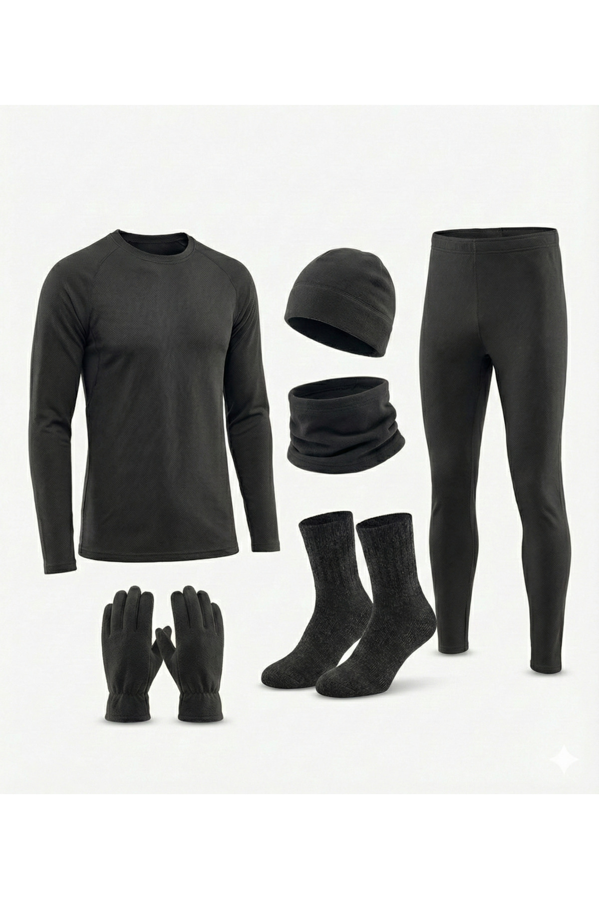 Mrc tactical Askeri Termal İçlik Siyah Bere & Boyunluk & Eldiven & Çorap - Spor / Outdoor / Taktik Giyim Malzeme