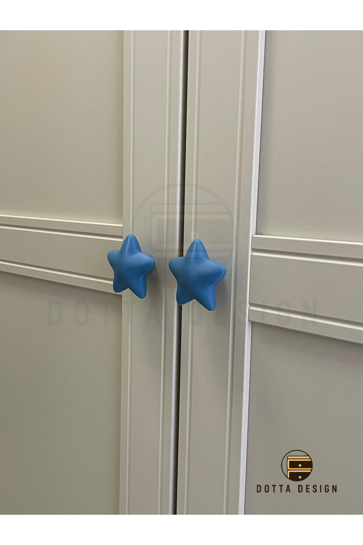 Dotta Design Çocuk Odası Kulpları - Mavi Yıldız Kulp(Tekli) fotoğrafı 2 (önizleme)