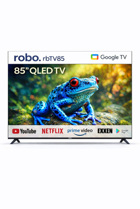 ROBO 85 inç 215 Ekran 4K Ultra HD Uydu Alıcılı Smart QLED Google TV