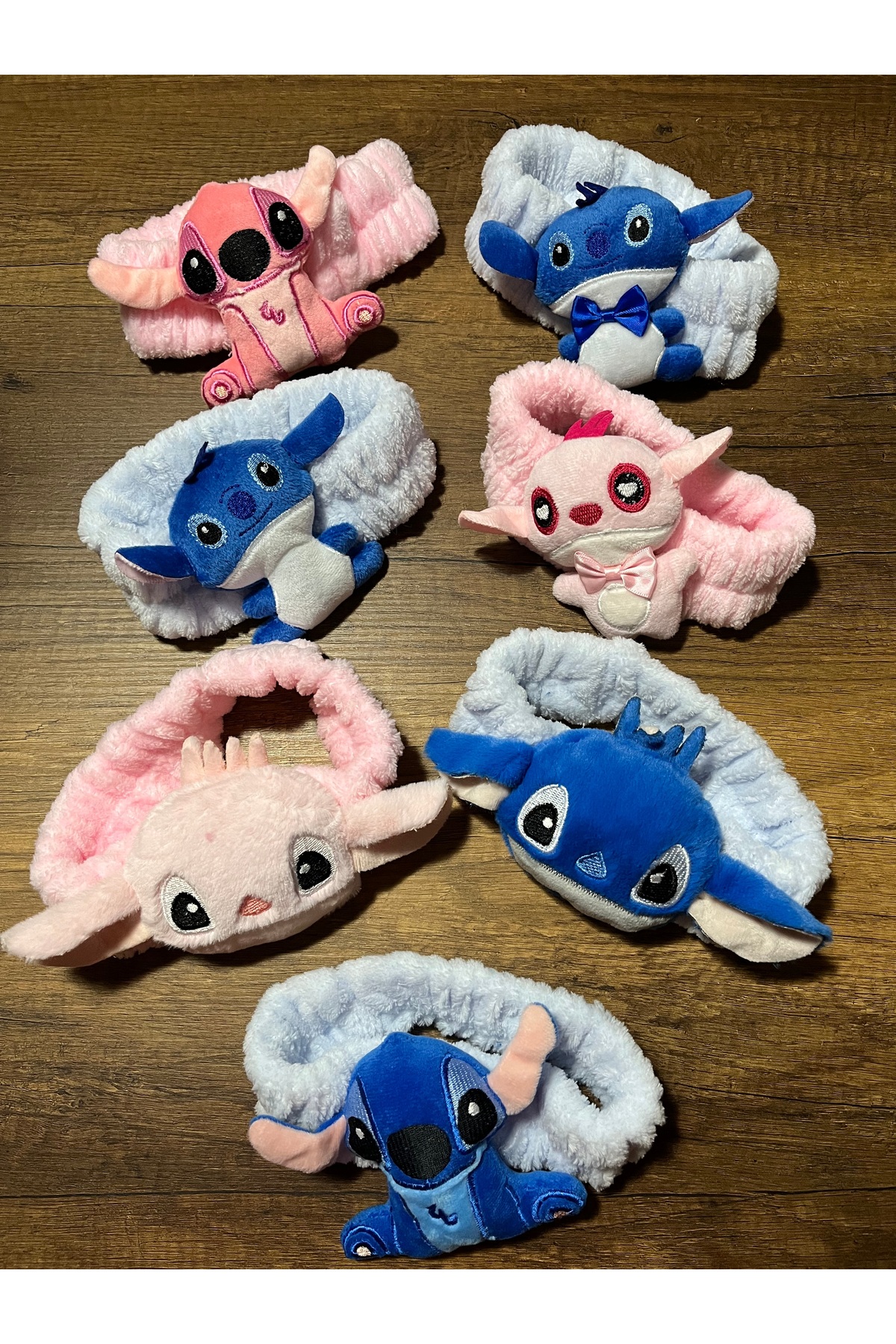 gülümse gel 1 Adet Kız Çocuk Stich Peluş Saç Bandı Toka Stiç Saç Bantı Stik fotoğrafı 3 (önizleme)