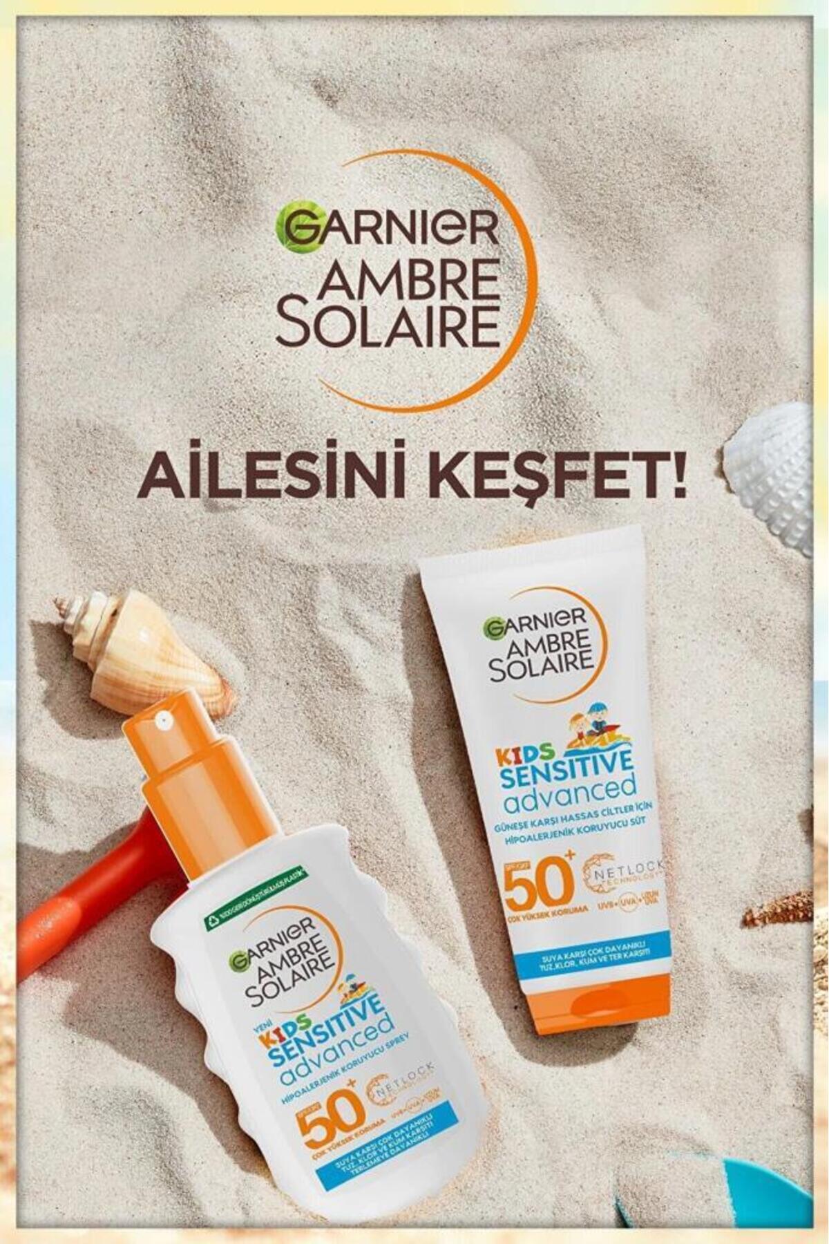 Garnier Ambre Solaire Sensitive Advanced Çocuk Hipoalerjenik Güneş Koruyucu Süt Spf50+ 175ml fotoğrafı 2 (önizleme)