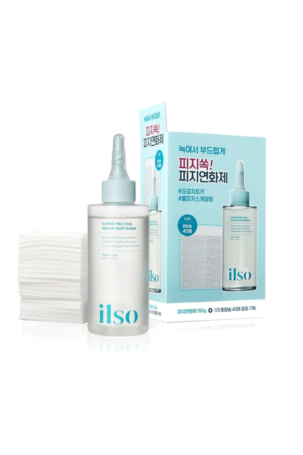 MSK İlso Süper Eritici Sebum Yumuşatıcı, 150 ml, 40 Pamuk Ped