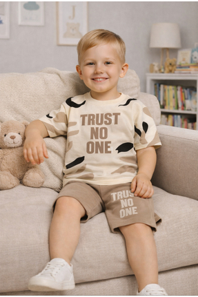 Melodikids Erkek Çocuk Yazlık Pamuklu Alt Üst Takım