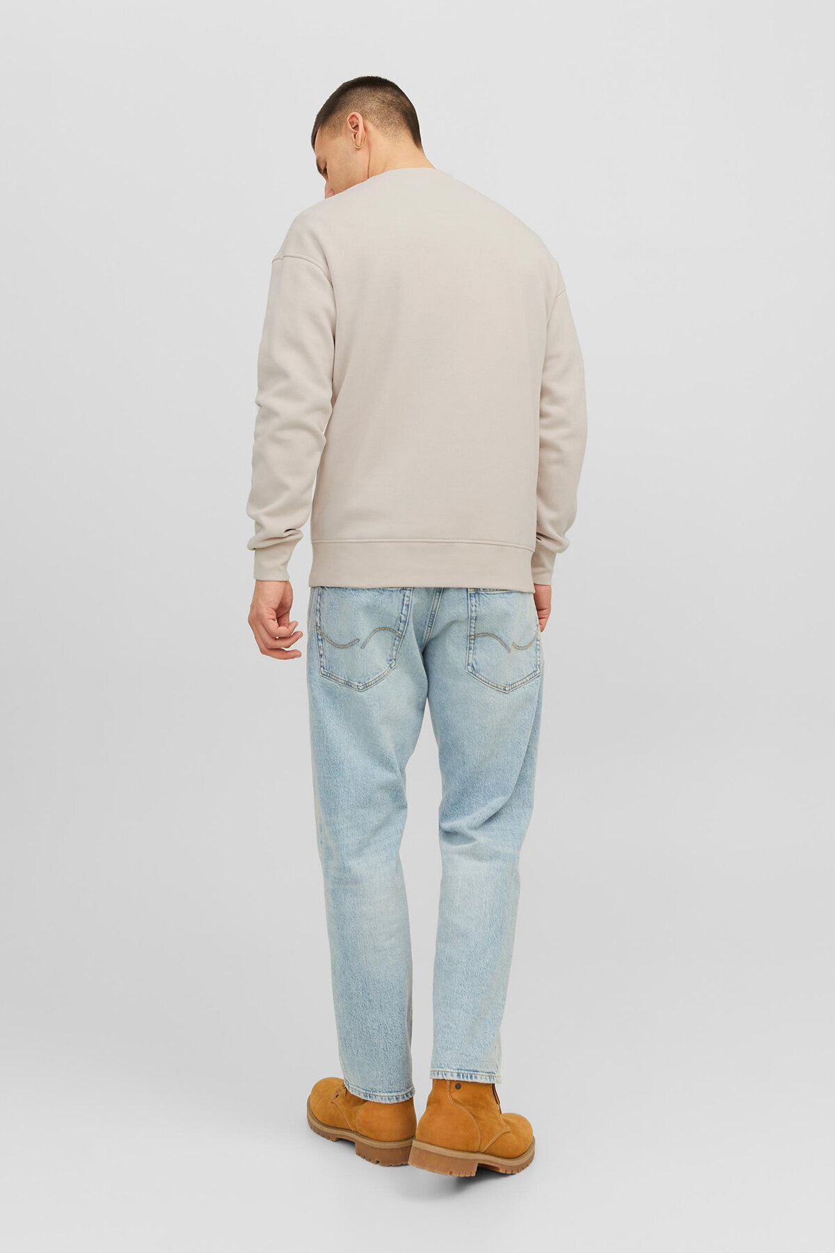 سویشرت مردانه راسته آستین بلند | جک اند جونز Jack & Jones 12241694 - تصویر 5