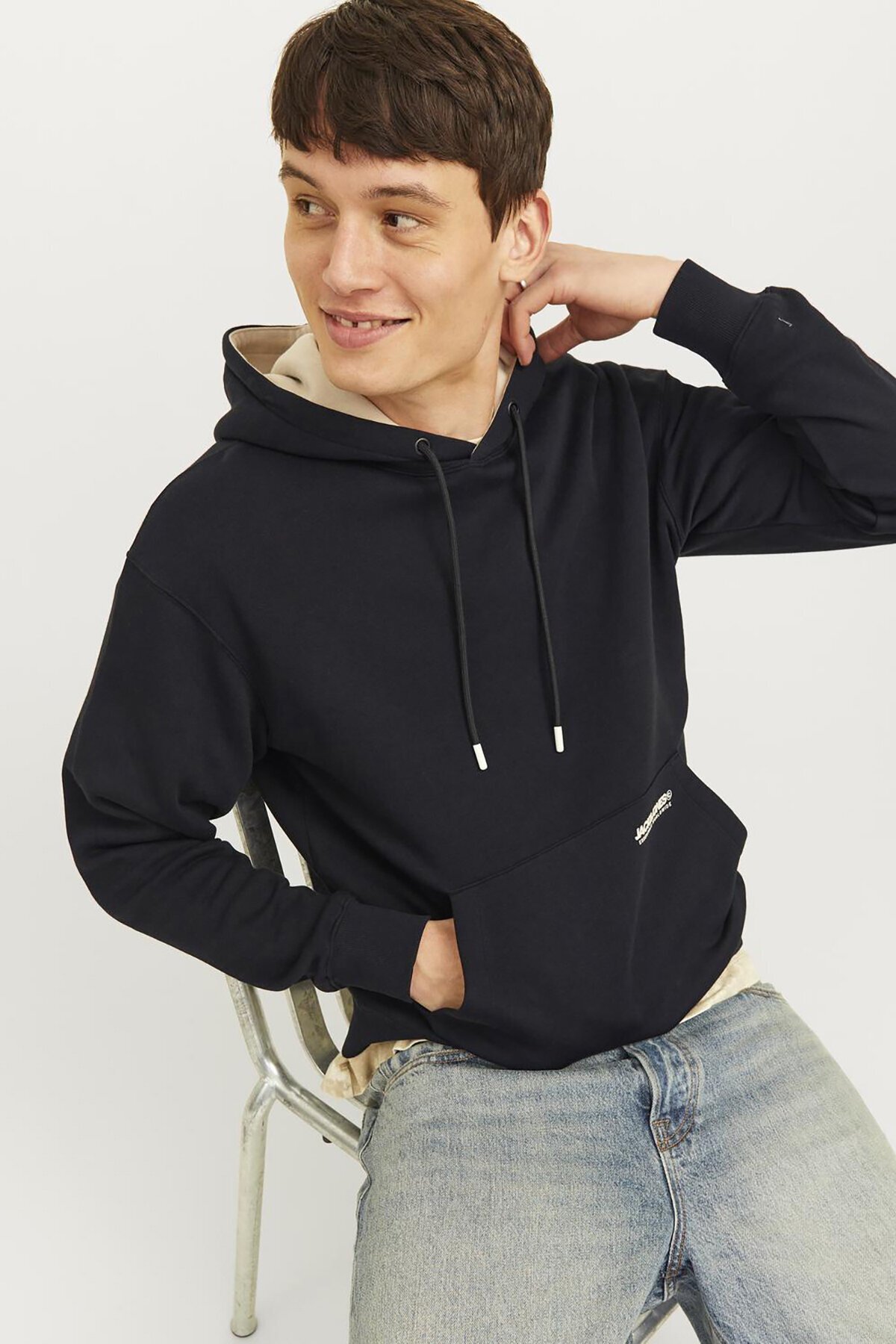 سویشرت مردانه راسته آستین بلند | جک اند جونز Jack & Jones TYCF62517995F13304 - تصویر 3