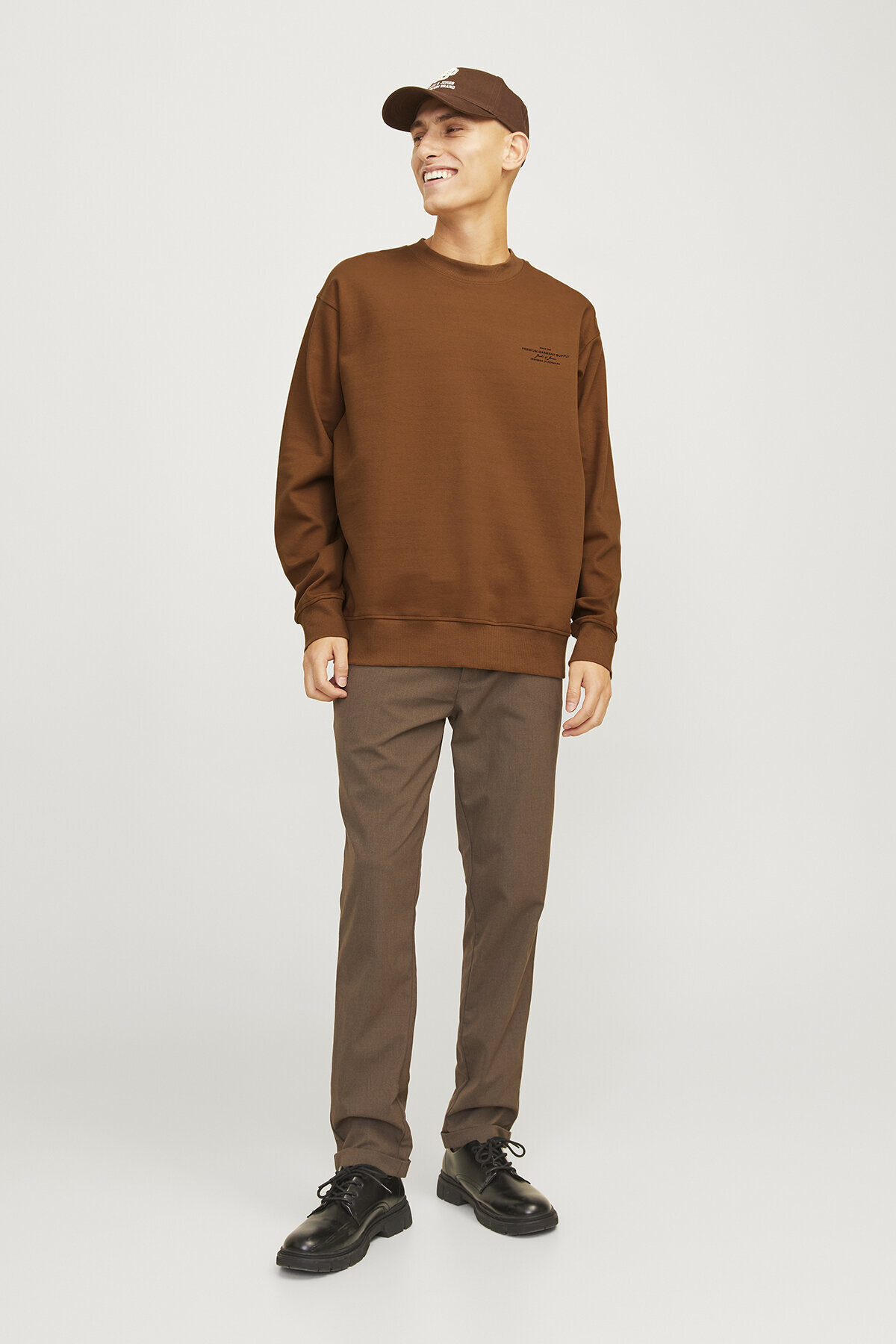 سویشرت مردانه راسته آستین بلند | جک اند جونز Jack & Jones 12261386 - تصویر 4