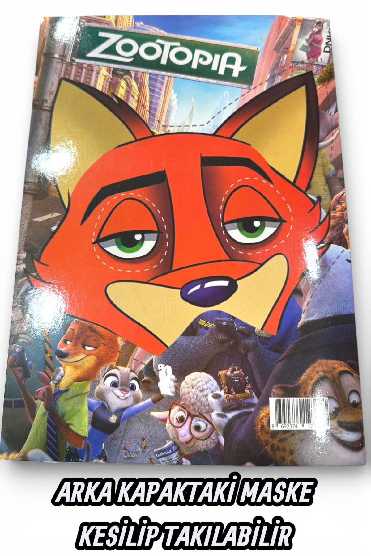 YILDIRIM OYUNCAK 16 Sayfa Zootopia Figür Boyama Kitabı + 20 Adet Stıcker Ve Zootopia Maske fotoğrafı 4 (önizleme)