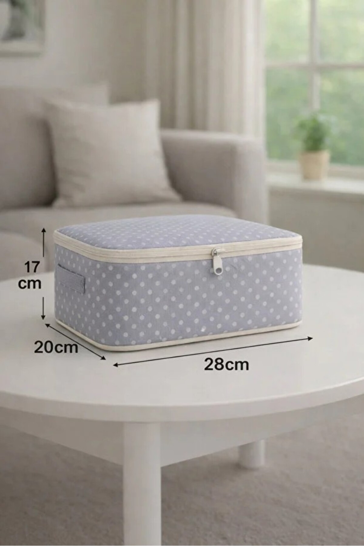 Serstil 6 Parça Doğum/Hastane Çıkış Çantası – Bebek Bakım Hurç ve Çanta Seti - Gri Benekli fotoğrafı 3 (önizleme)