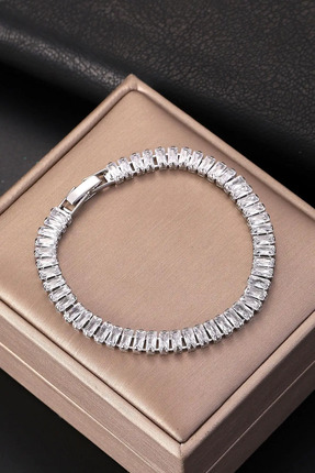 EfCe Jewelry Premium Su Yolu Bileklik - Gümüş Renk Özel Gün ve Davet Aksesuarı