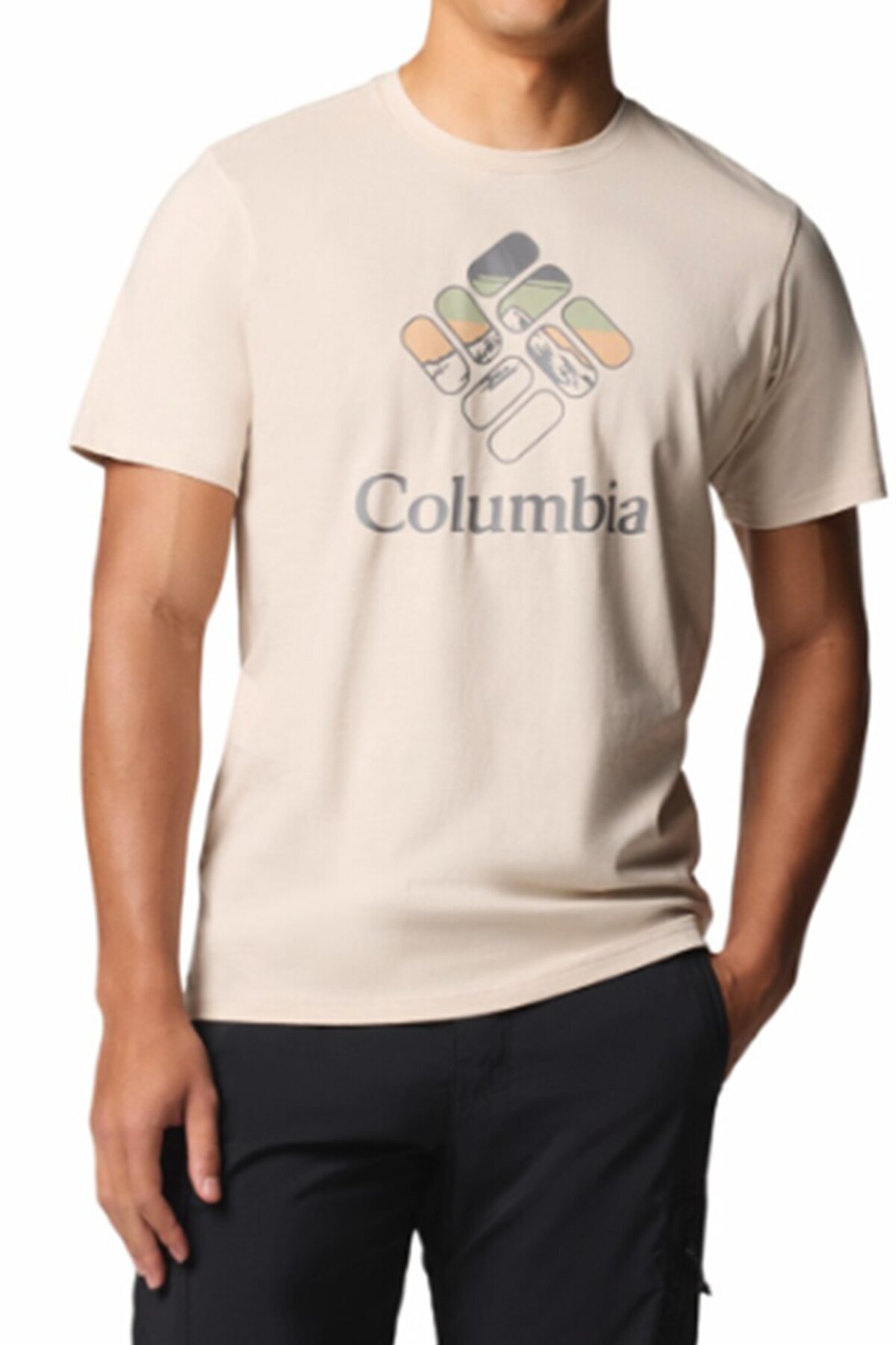 تیشرتمردانهColumbiaبژ