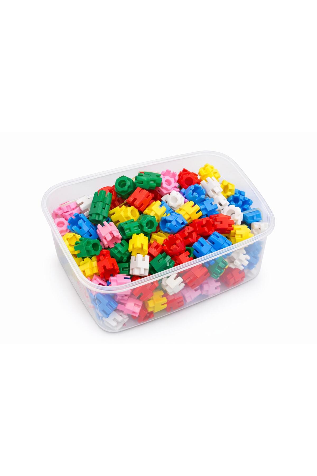 ZİVENTA 250 Parça Altıgen Çarklı Yapı Blok Seti Eğitici Puzzle Bloklar Motor Beceri Oyuncağı Kutulu Manyetik fotoğrafı 4 (önizleme)
