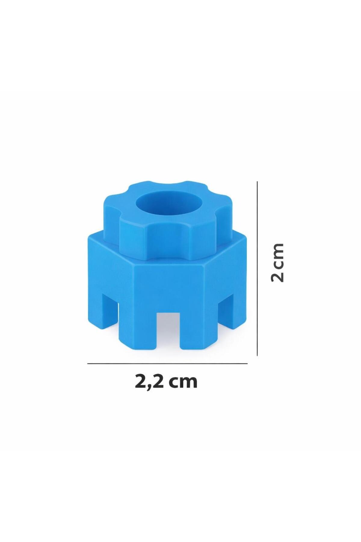 ZİVENTA 250 Parça Altıgen Çarklı Yapı Blok Seti Eğitici Puzzle Bloklar Motor Beceri Oyuncağı Kutulu Manyetik fotoğrafı 6 (önizleme)
