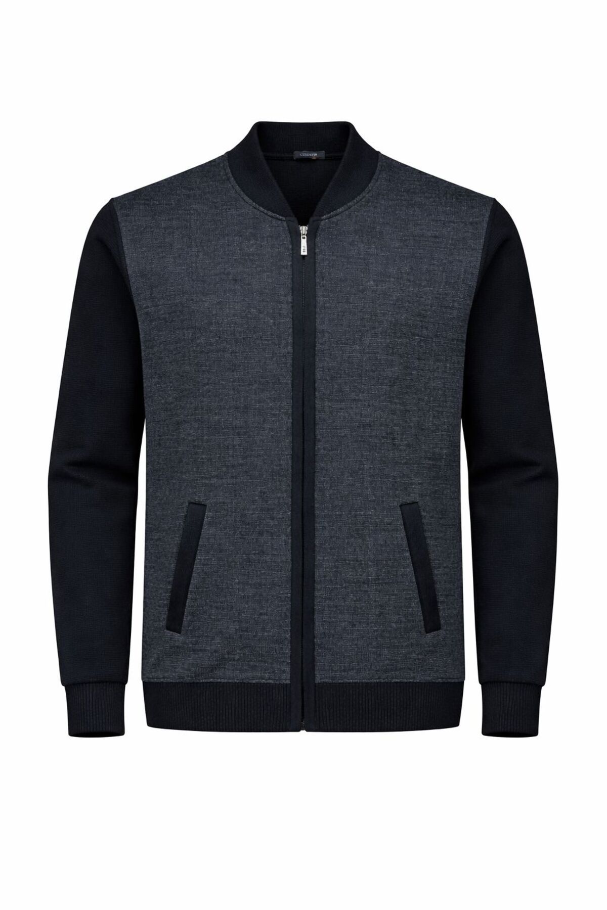 HEDEFNUR TEKSTİL  Erkek Baba ve Orta yaş Triko Örgü Akrilik Fermuarlı Kışlık Baba Hırka