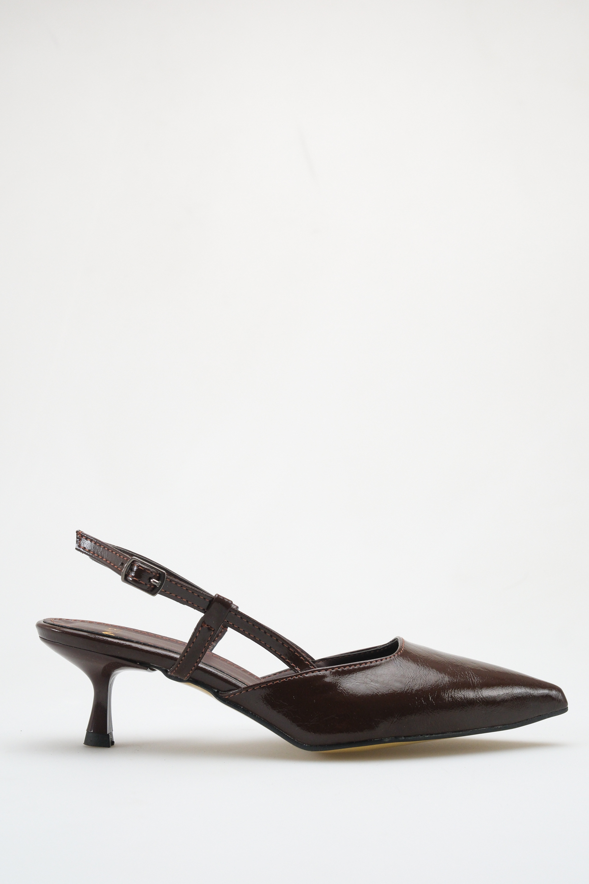 meyra'nın ayakkabıları  Kadın Topuklu Ayakkabı Acı Kahve Yanki (5,5 cm) - Görsel 7