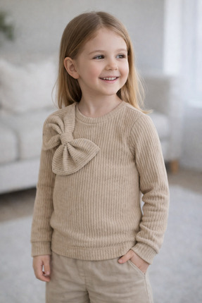 ENJOY KIDS Taşlı Yandan Fiyonklu Body